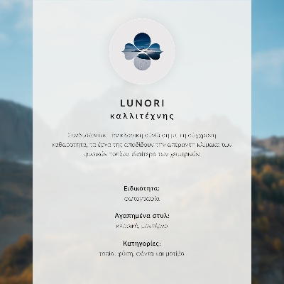 Wall print Mountain landscape