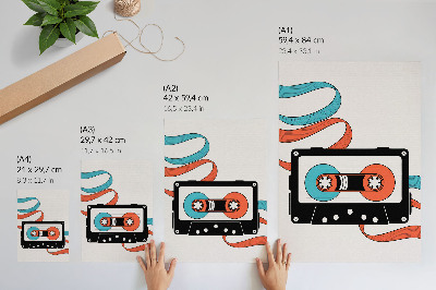 Wall art Retro cassette