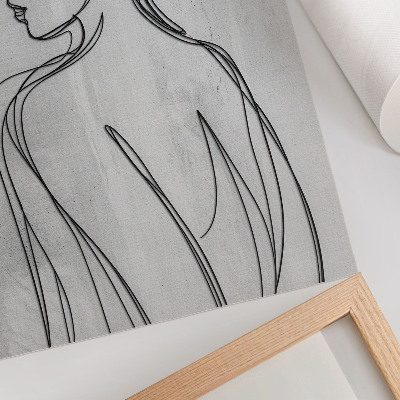 Decorative poster Minimalist profile