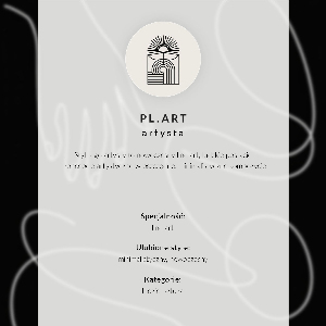 Decorative poster Minimalist profile