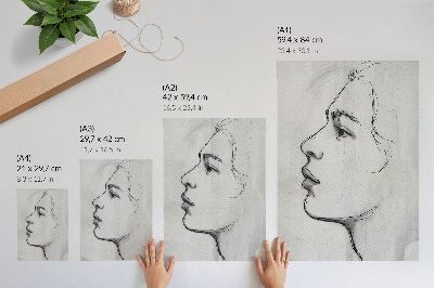Poster Face profile