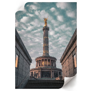 Monumental column wall art