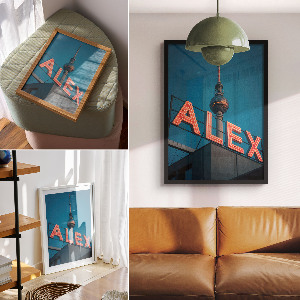 Wall print Modern architecture