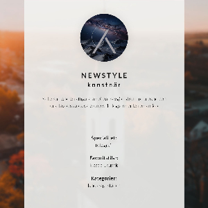 Art print Winter landscape