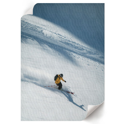 Decorative poster Winter descent