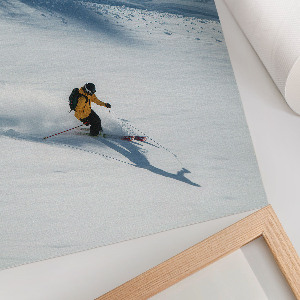 Decorative poster Winter descent