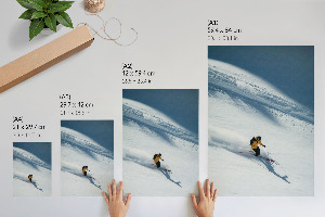 Decorative poster Winter descent