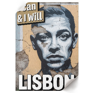 Wall print Lisbon Mural
