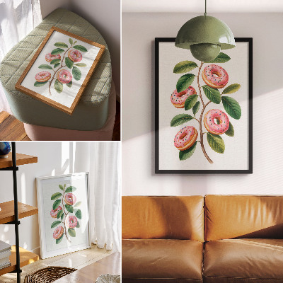 Art print Buds twig