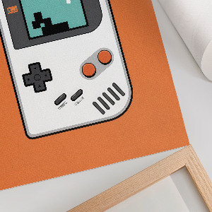 Retro Game Boy wall art