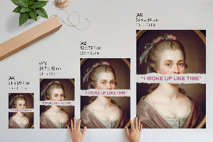 Wall print Retro art