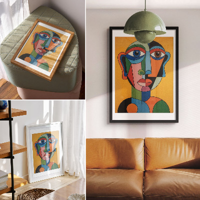 Decorative poster Surrealist portrait