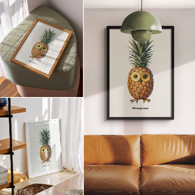 Wall art Pineapple Owl