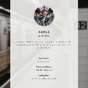 Wall print Blue tram