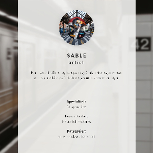 Wall print Blue tram