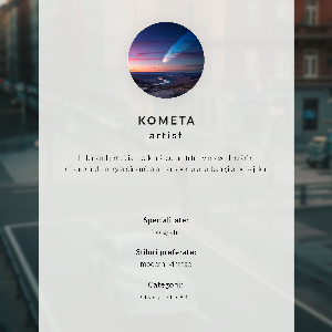 Art print Graffiti Tram