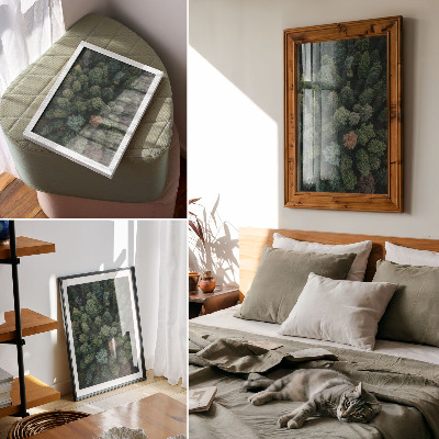 Wall art Forest from above