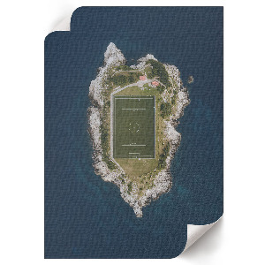 Wall print Playground on the island