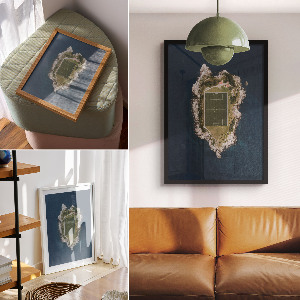 Wall print titled 