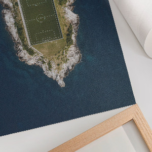 Wall print Playground on the island