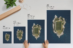 Wall print Playground on the island