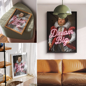 Decorative poster Dream Big