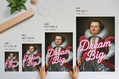 Decorative poster Dream Big