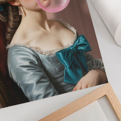 Art print Retro woman