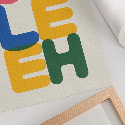 Wall art Typographic composition