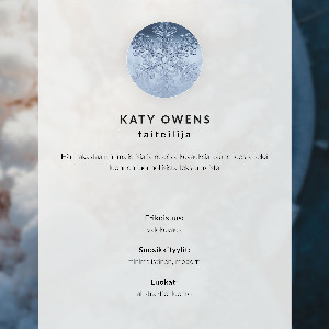 Wall print showing black clouds