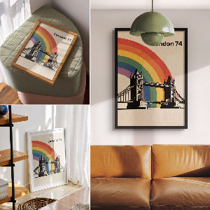Art print Rainbow Bridge