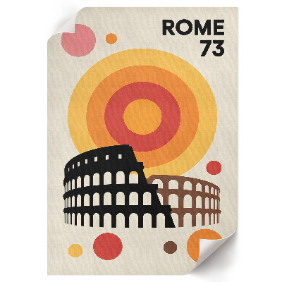 Decorative poster Retro Rome
