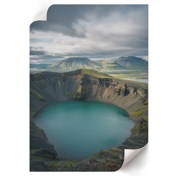 Wall art Turquoise lake