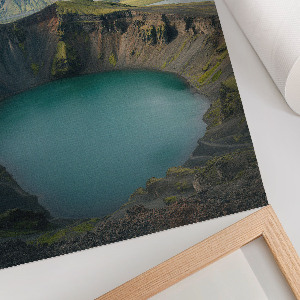 Wall art Turquoise lake