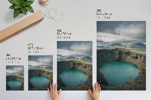 Wall art Turquoise lake