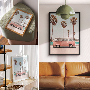 Decorative poster Summer trip