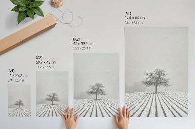 Poster Winter landscape