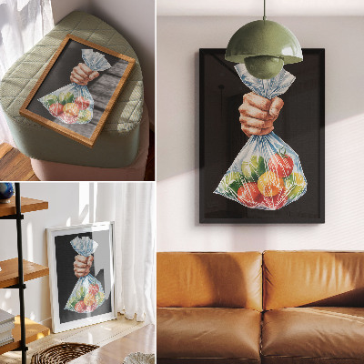 Wall art Fruit in a bag