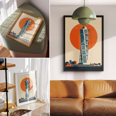 Art print Modern skyscraper