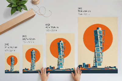 Art print Modern skyscraper