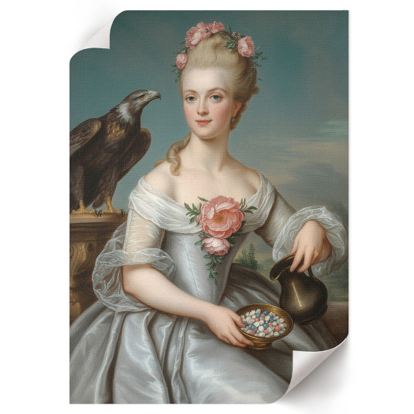 Wall art in a classic, elegant style