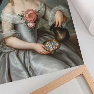Wall art in a classic, elegant style