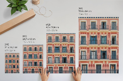 Poster Colorful architecture