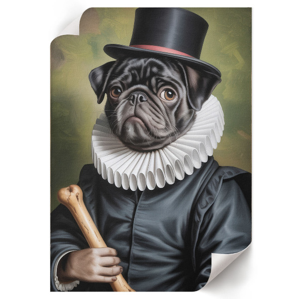 Art print The aristocrat's dog