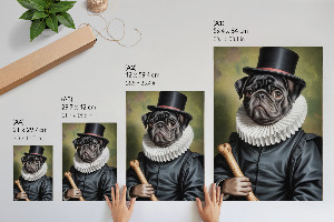 Art print The aristocrat's dog