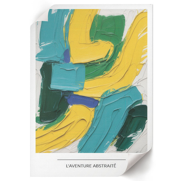 Colorful abstract poster