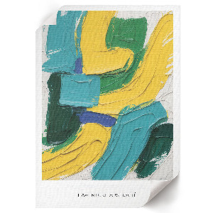 Colorful abstract poster
