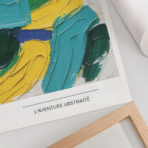 Colorful abstract poster