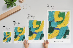Colorful abstract poster