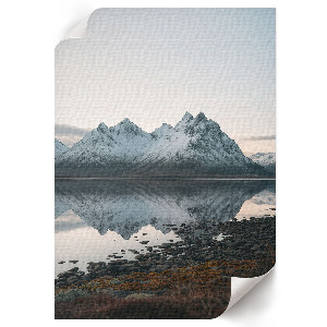Art print Frosty mountains